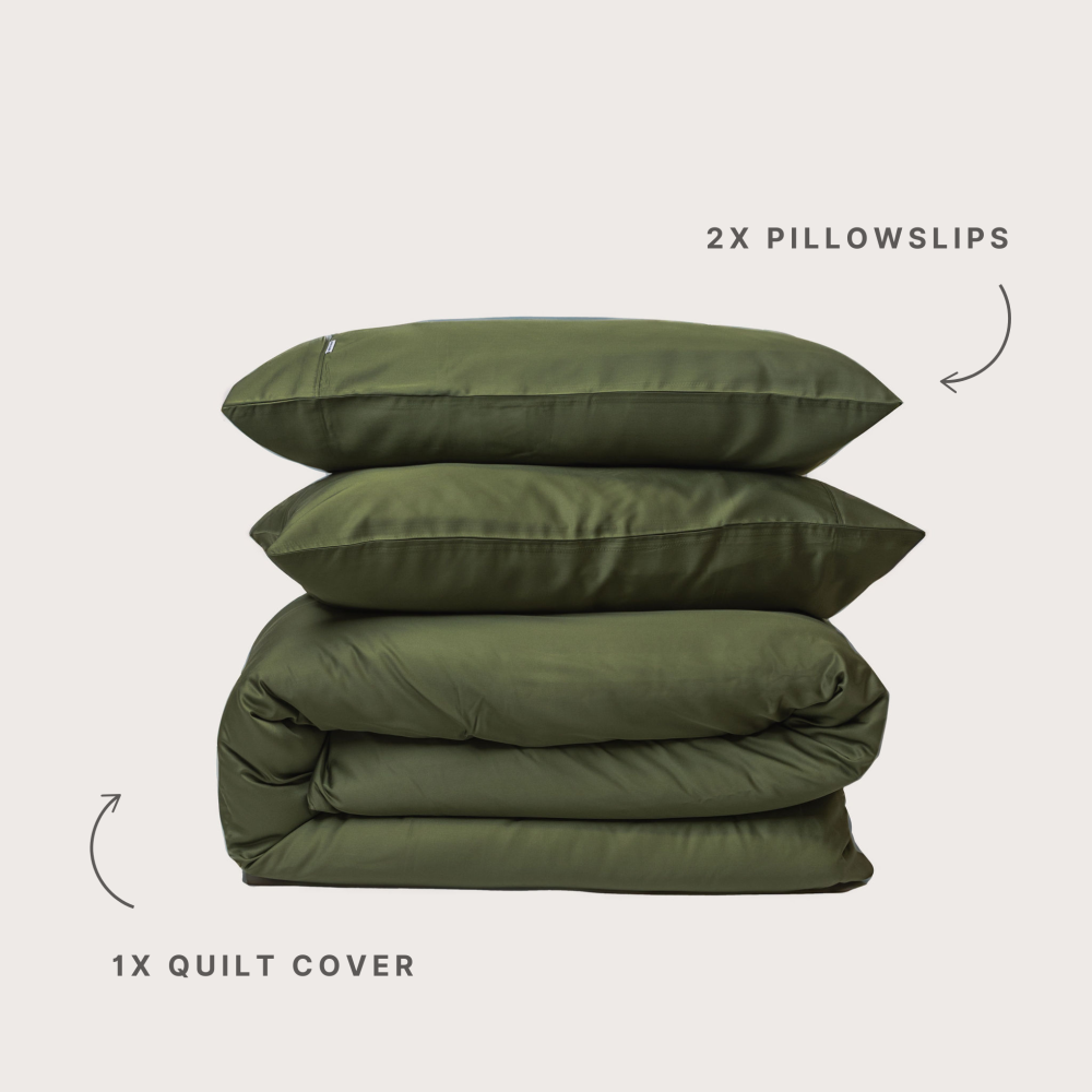 Bamboo Quilt Cover - Pine