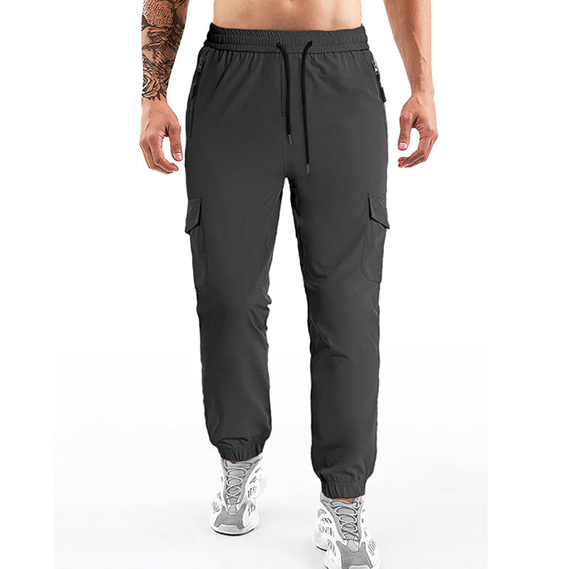  Drawstring Elastic Waist Pants