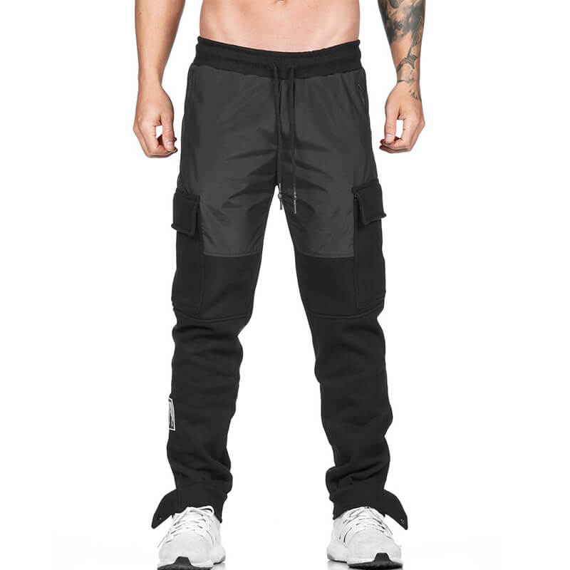  Patchwork Jogger Pants