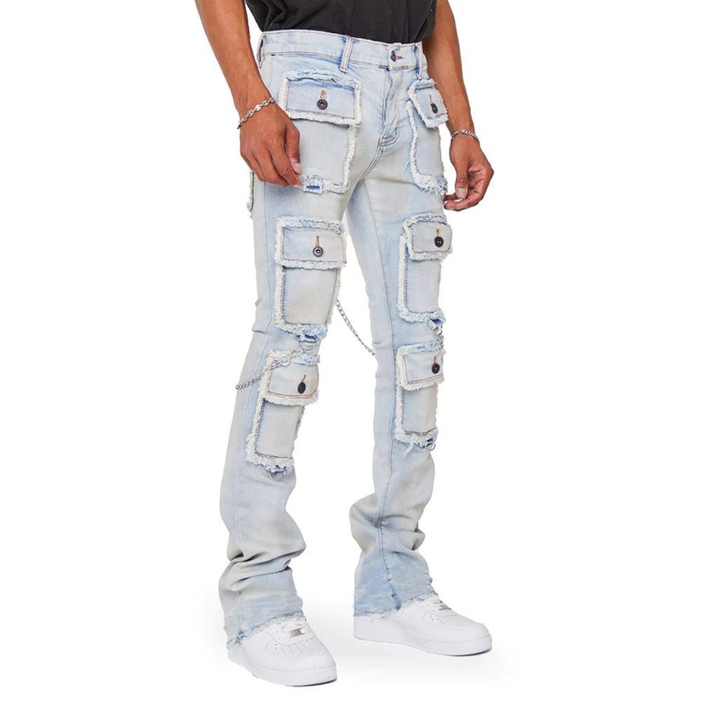  Chain Denim Jeans