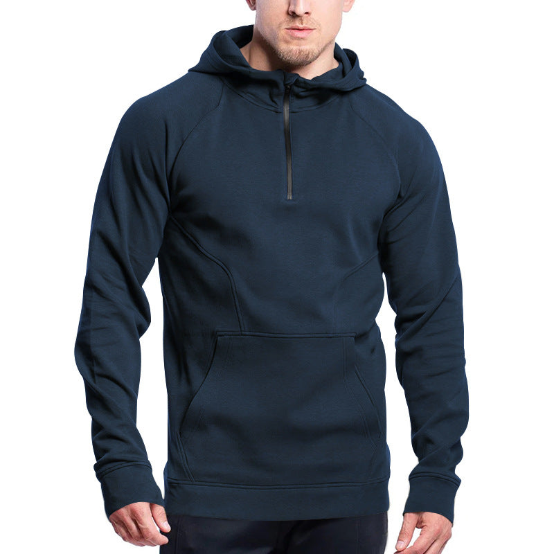Fleece Quarter Zipper Hoodie