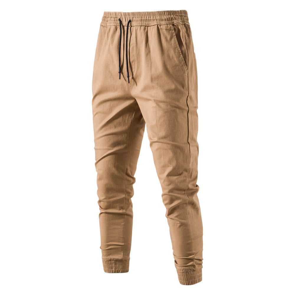  Solid Color Cargo Pants